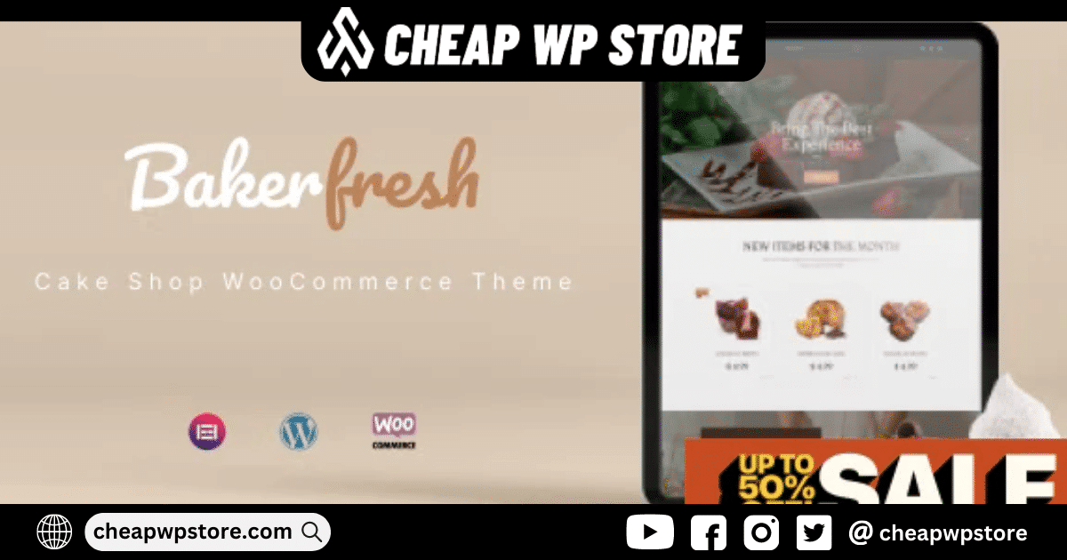 Bakerfresh - Cake Shop WooCommerce Theme