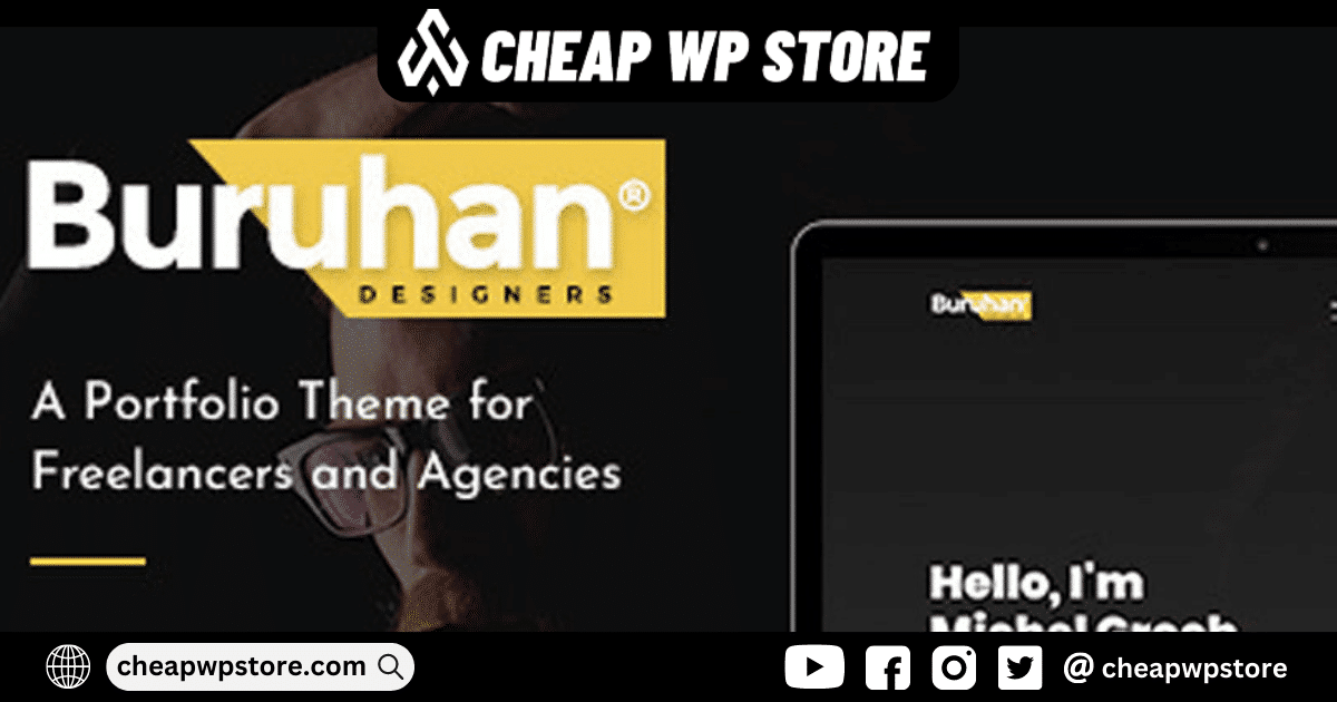 Buruhan - A Portfolio WordPress Theme for Freelancers and Agencies