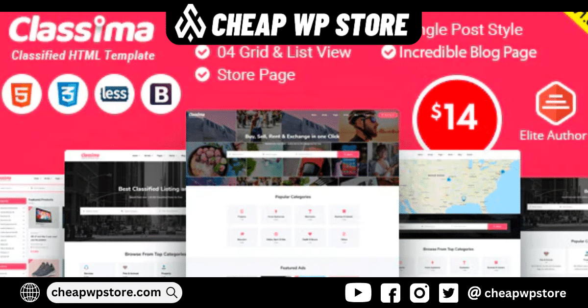 Classima WordPress Theme - Classified Ads Theme