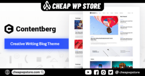 Contentberg Blog WordPress Theme - Content Marketing Blog Theme