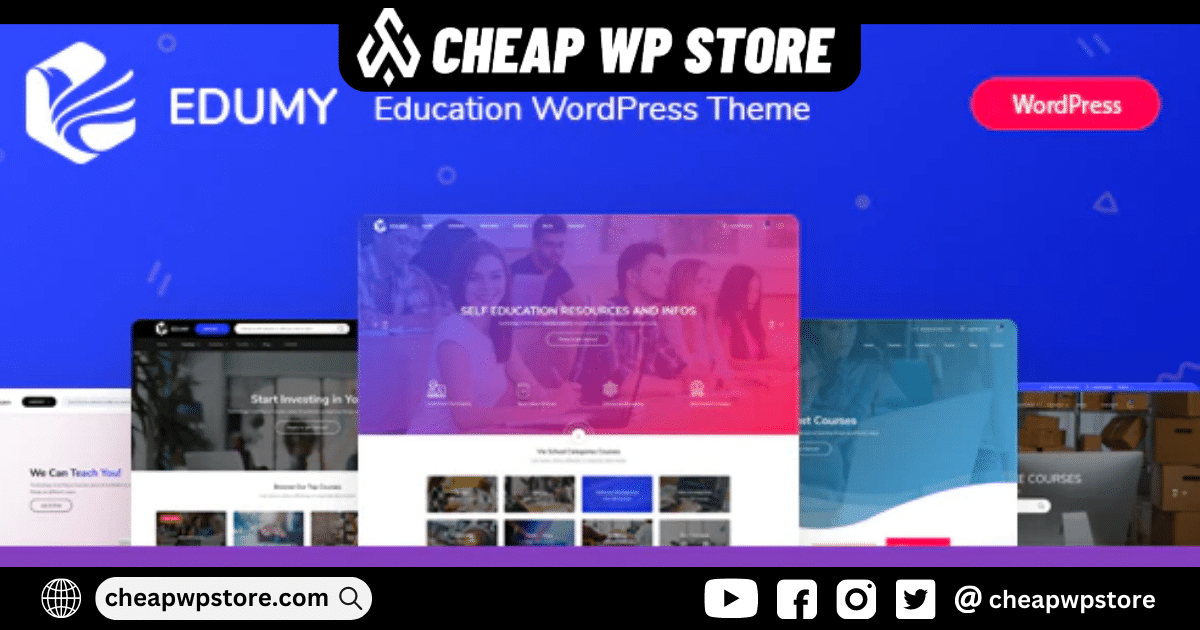 Edumy WordPress Theme - LMS Online Education Course