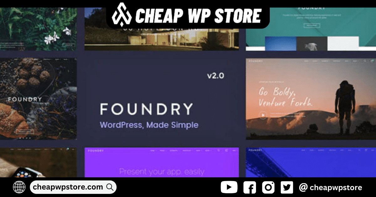Foundry WordPress Theme - Multipurpose