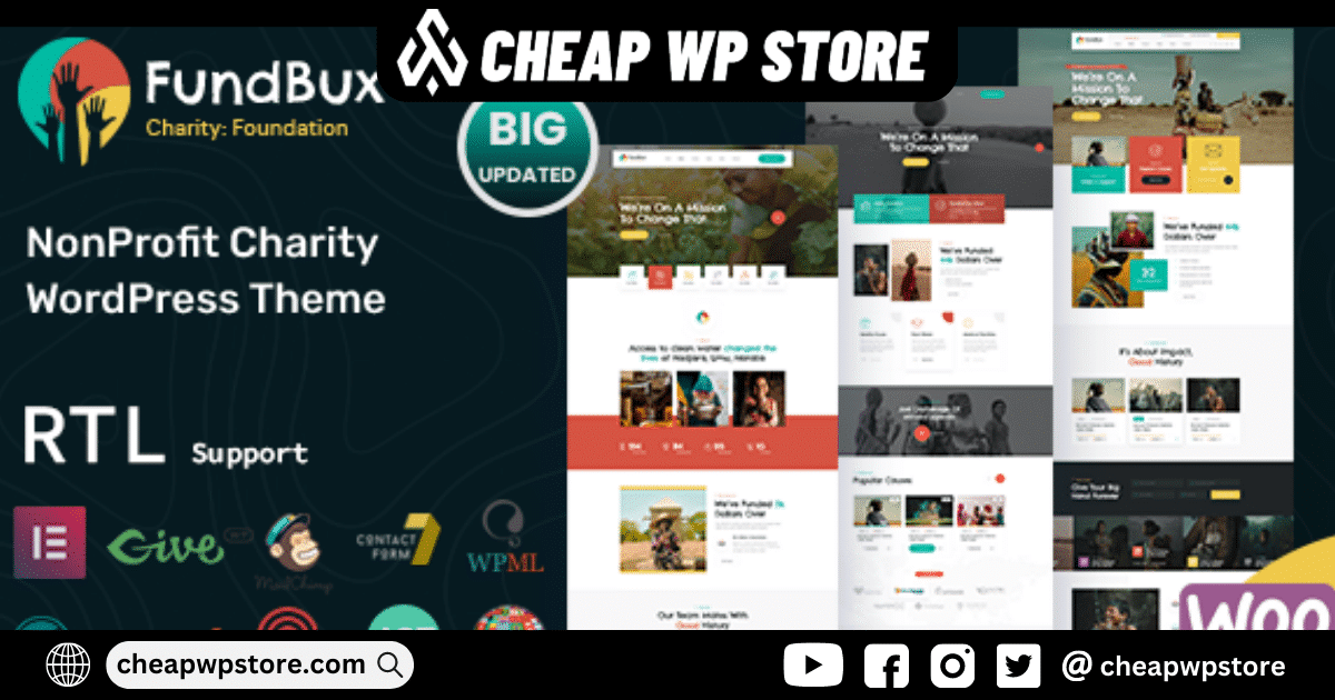 Fundbux - Charity & Fundraise WordPress Theme