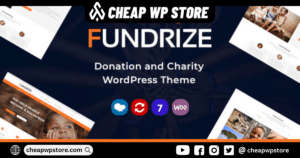 Fundrize WordPress Theme - Responsive Donation & Charity Theme