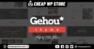 Gehou - A Modern Restaurant & Cafe WordPress Theme