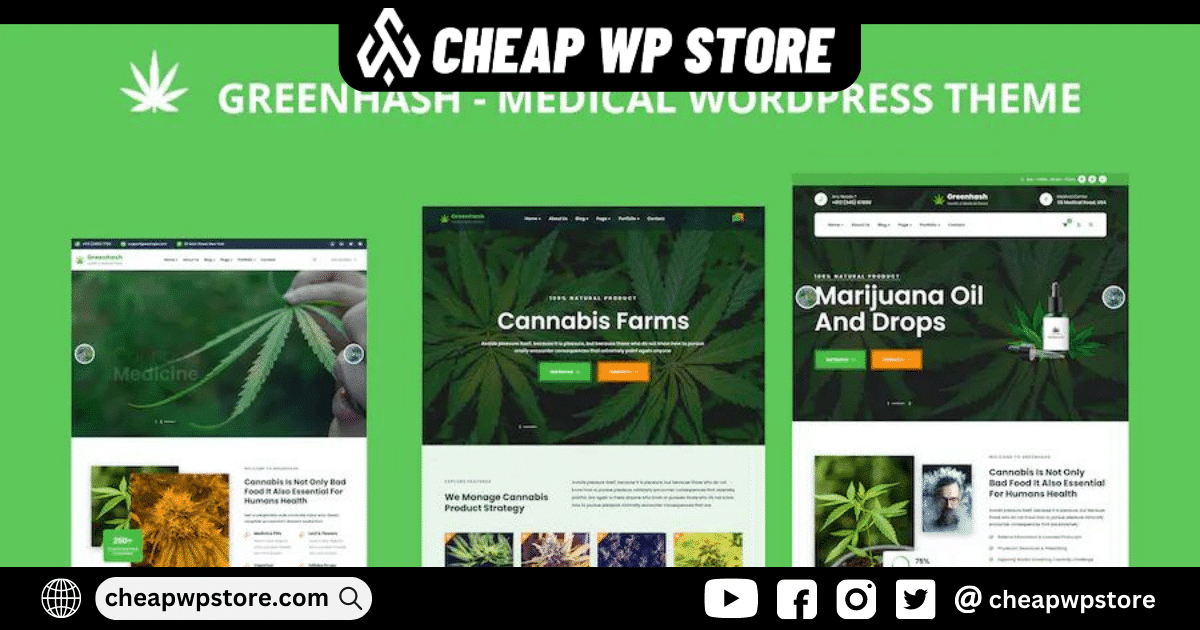 Greenhash - Medical WordPress Theme