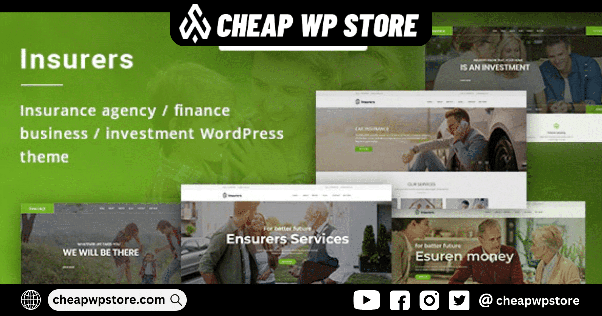 Insurers - Insurance Agency WordPress Theme