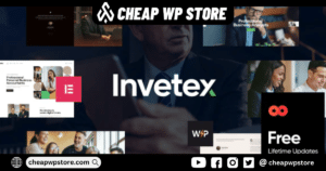 Invetex - Business Consulting & Investments WordPress Theme