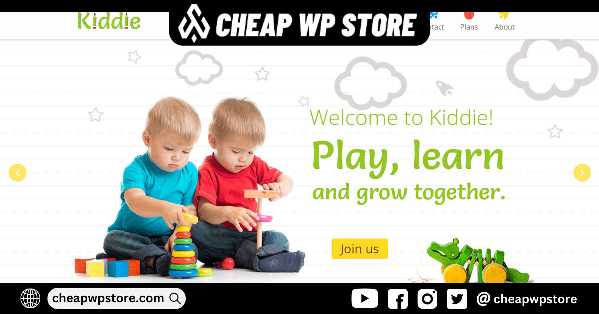 Kiddie - Kindergarten WordPress Theme