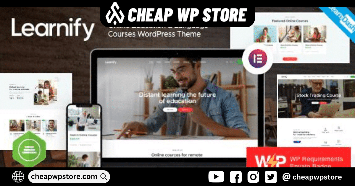 Learnify - Online Education Courses WordPress Theme