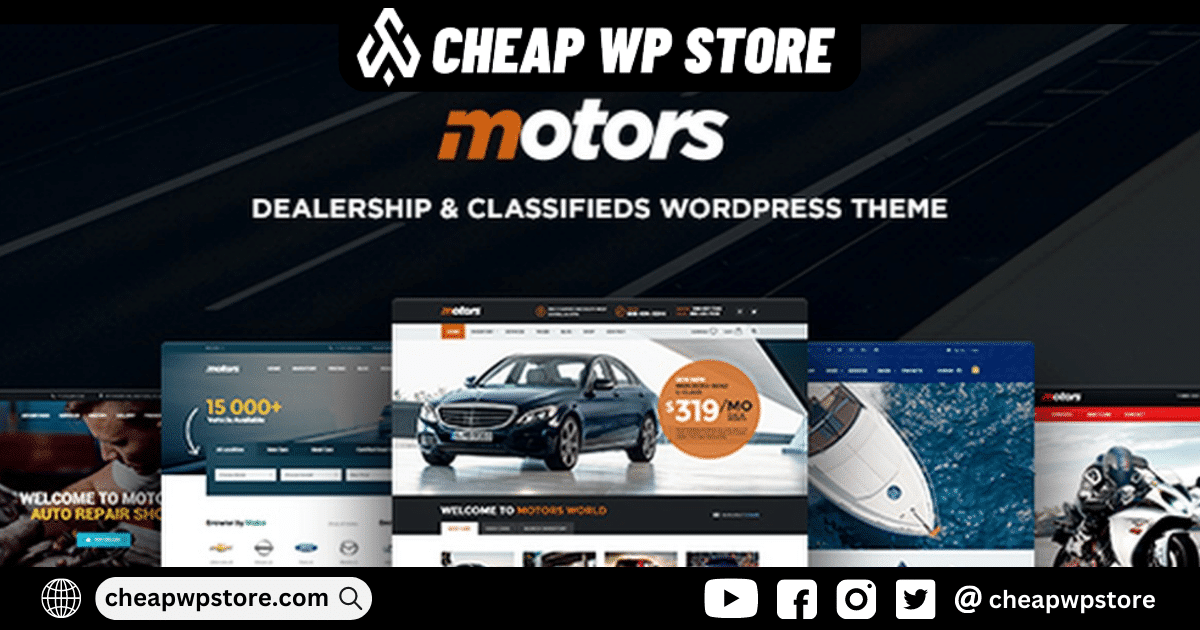 Motors WordPress Theme - Car Dealer