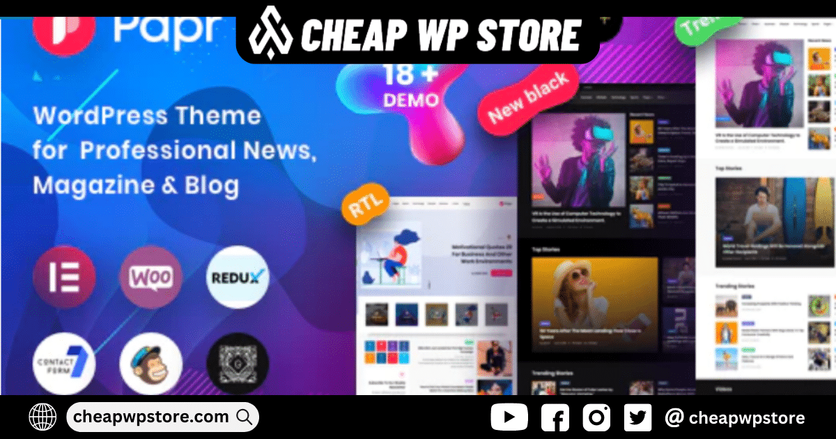 Papr - News Magazine WordPress Theme