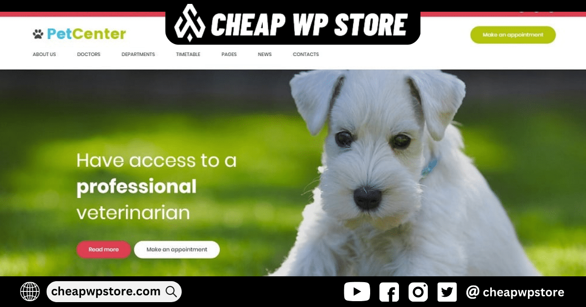 PetCenter Animals & Pets Responsive WordPress Theme