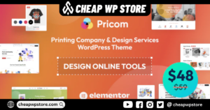 Pricom WordPress Theme - Printing Company & Design Services Theme