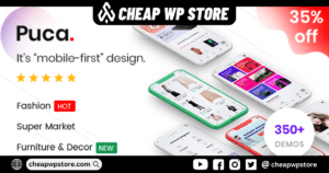 Puca WordPress Theme - Optimized Mobile WooCommerce Theme