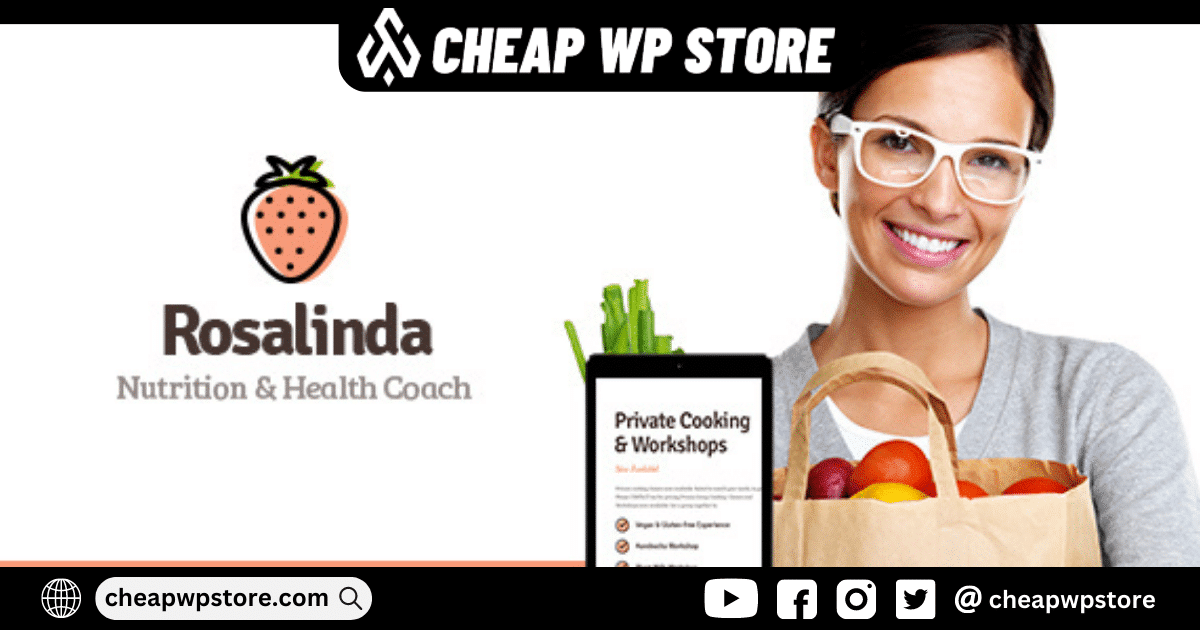 Rosalinda - Health Coach & Vegetarian Lifestyle Blog WordPress Theme