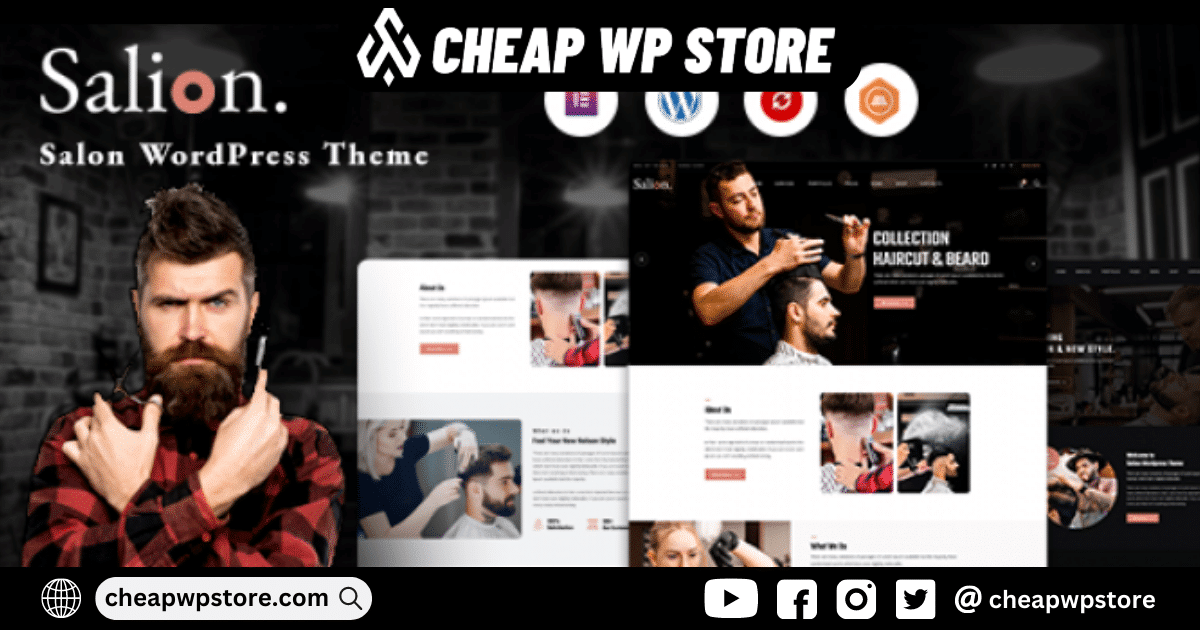 Salion WordPress Theme - Hair Salon Theme