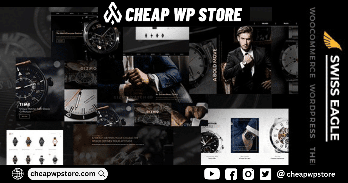 SwissEagle - Watch Store WordPress Theme