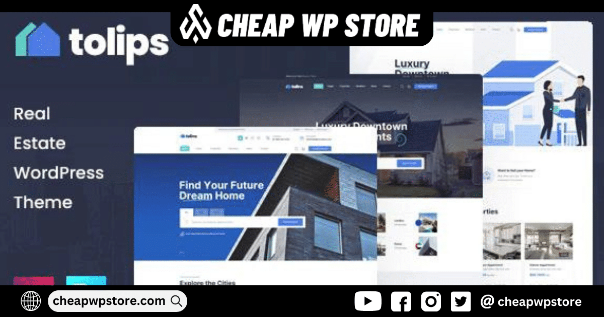 Tolips - Real Estate WordPress Theme