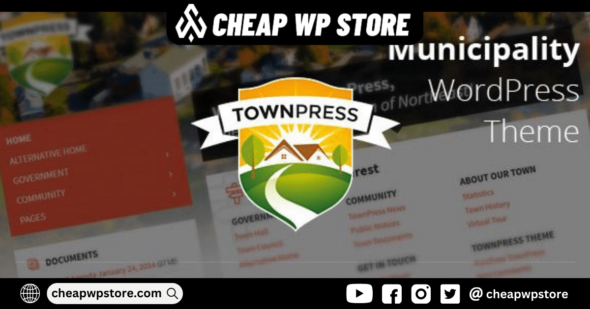 TownPress WordPress Theme - Municipality