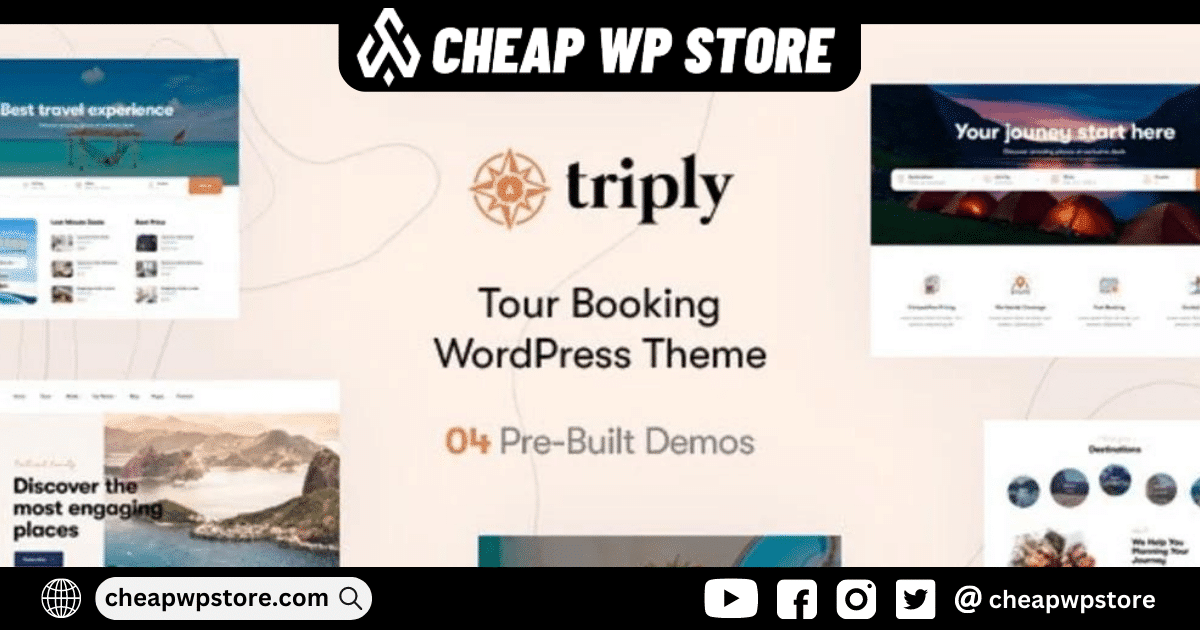 Triply - Tour Booking WordPress Theme