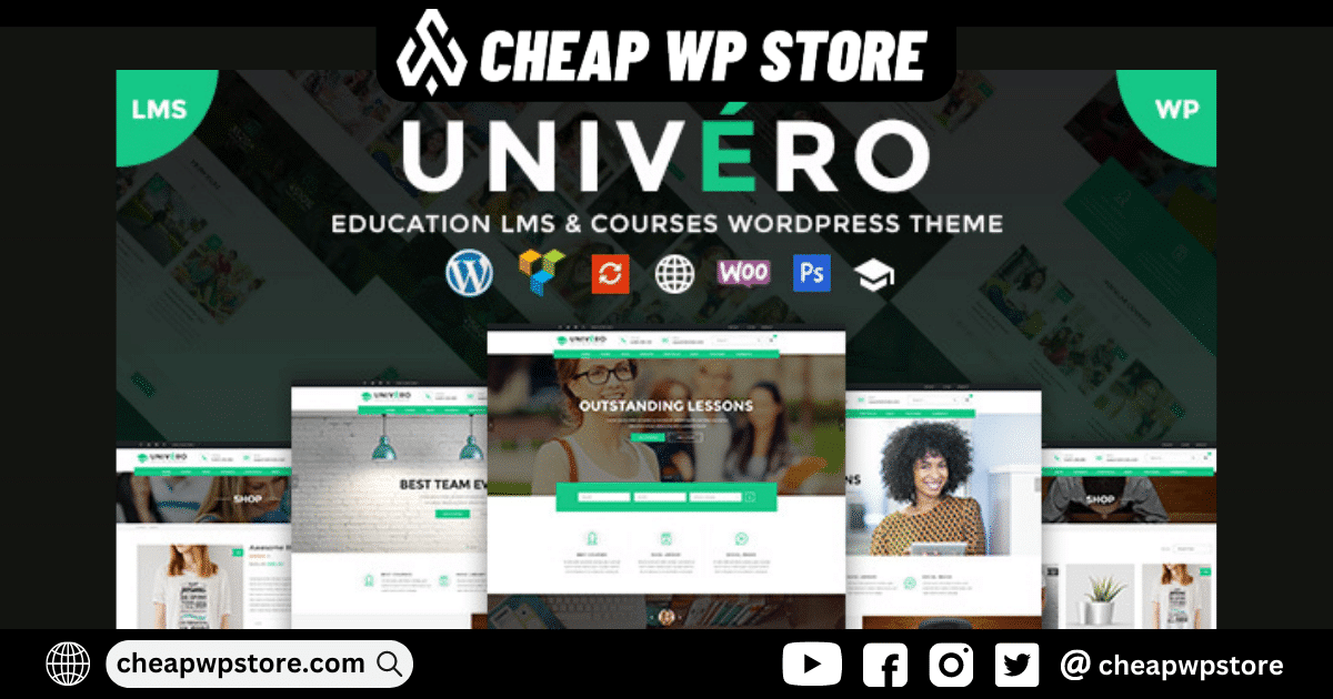 Univero - Education LMS & Courses WordPress Theme