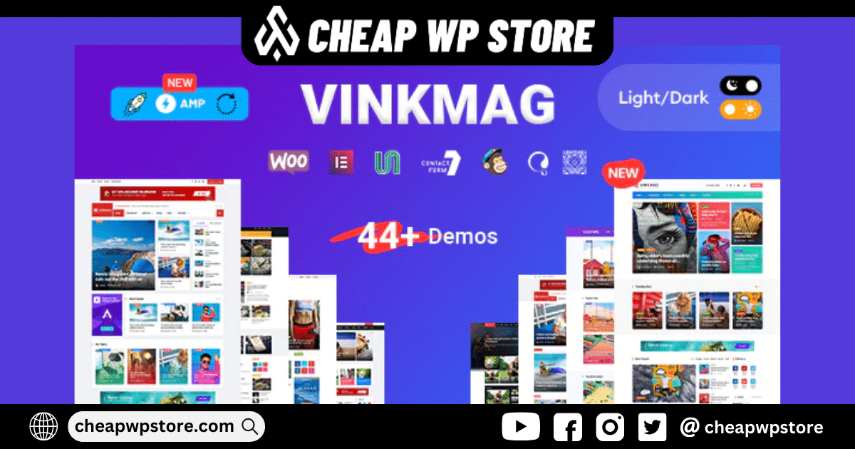 Vinkmag WordPress Theme - Multi-concept Creative Newspaper News Magazine