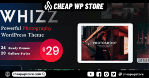 Whizz WordPress Theme - Photography Theme