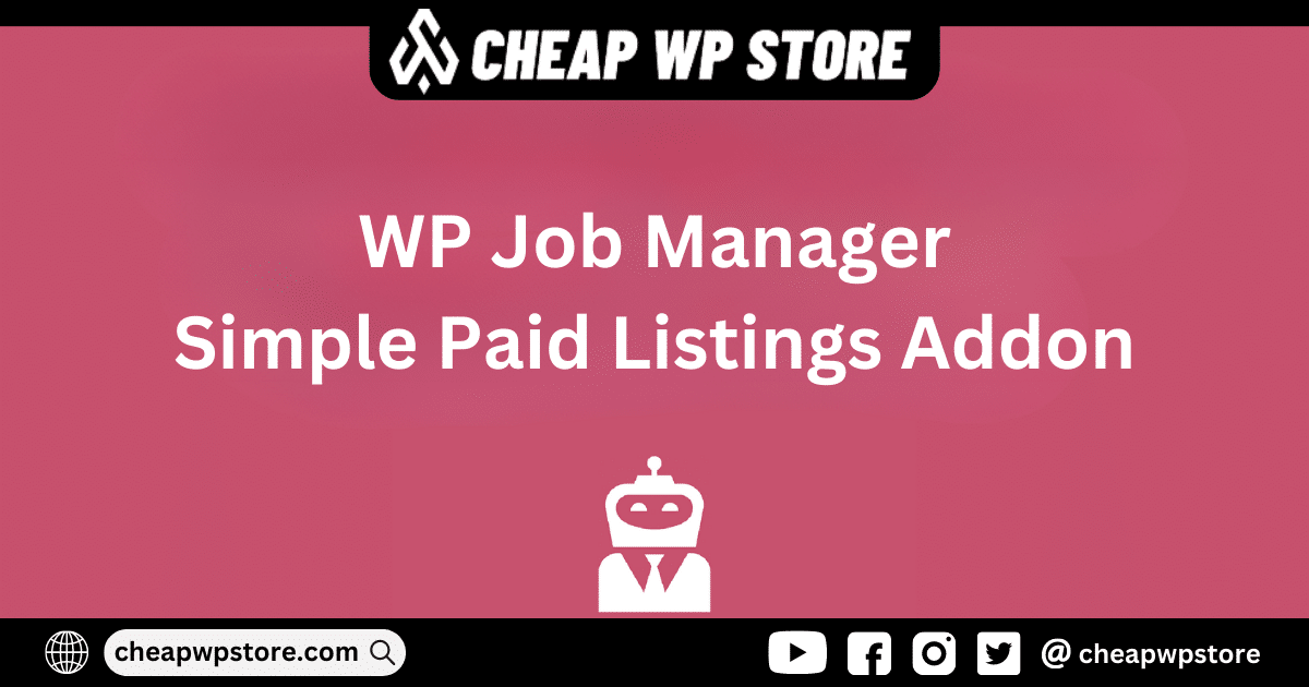 WP Job Manager – Simple Paid Listings Addon