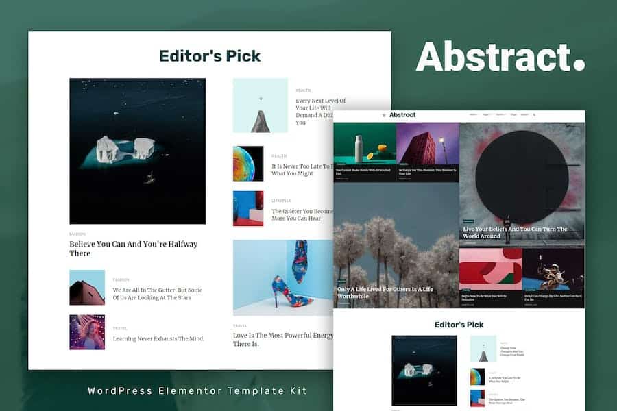 Abstract - Blog & Magazine Elementor Template Kit