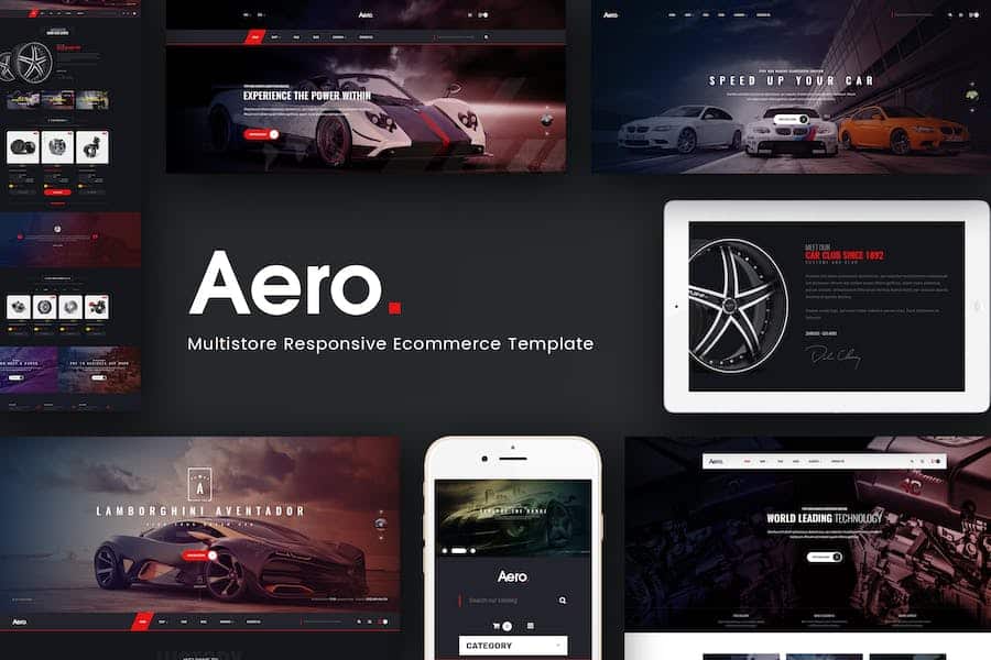 Aero - Car Accessories Responsive Magento Theme