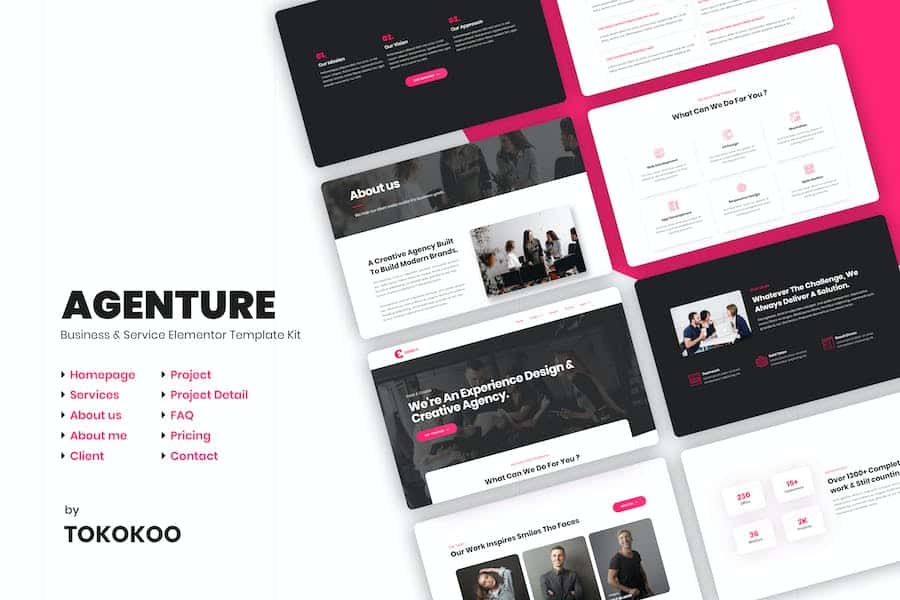 Agenture - Digital Agency & Startup Elementor Template Kit