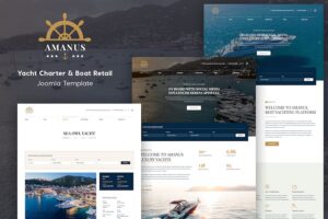 Amanus - Yacht Charter Joomla Template