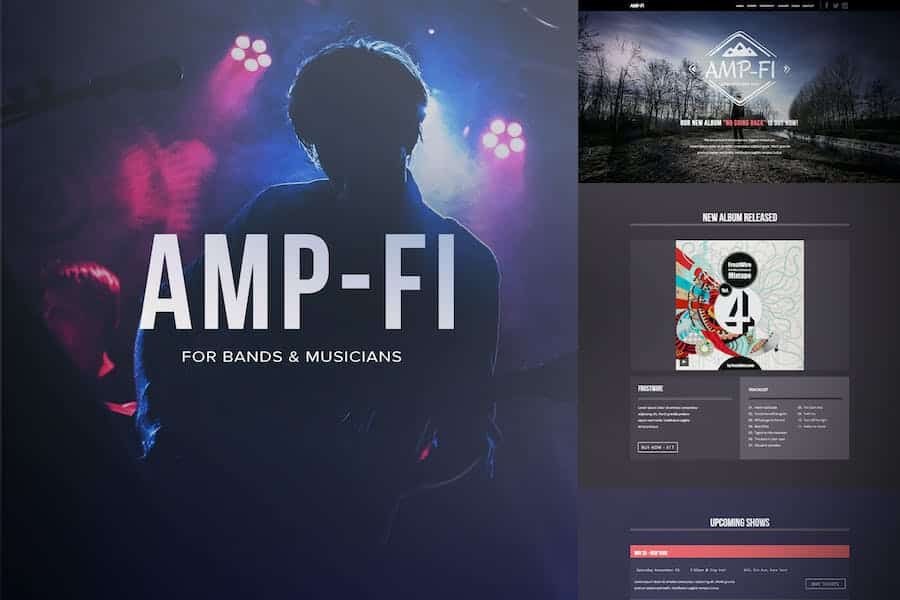 Amp-fi / Music Band Muse Template for Musicians