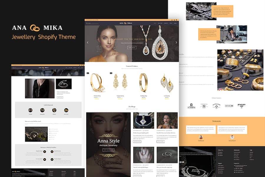Anamika - Jewelry Fashion Shopify eCom Template