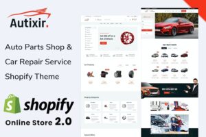 Autixir - Auto Parts Shop Shopify Theme OS 2.0