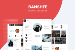 Banshee - News & Magazine WordPress Elementor Template Kit