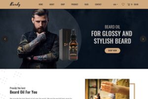 Bardy - Beard Oil Shopify Theme