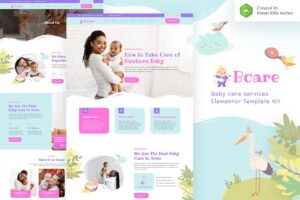 Bcare - Baby Care Services Elementor Template Kit