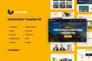 Buildeso - Construction & Building Elementor Template Kit