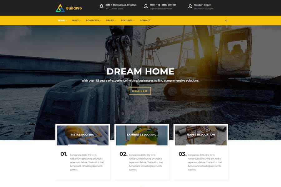 BuildPro - Construction Drupal Theme