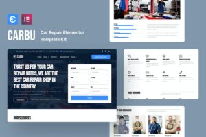 Carbu - Car Repair Elementor Template Kit