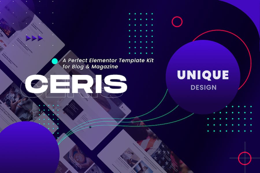 Ceris - Blog & Magazine Elementor Template Kit