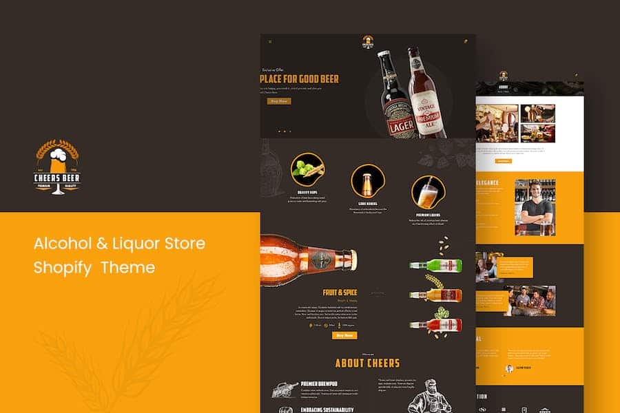 Cheerx - Alchocol & Liquor Store Shopify Theme