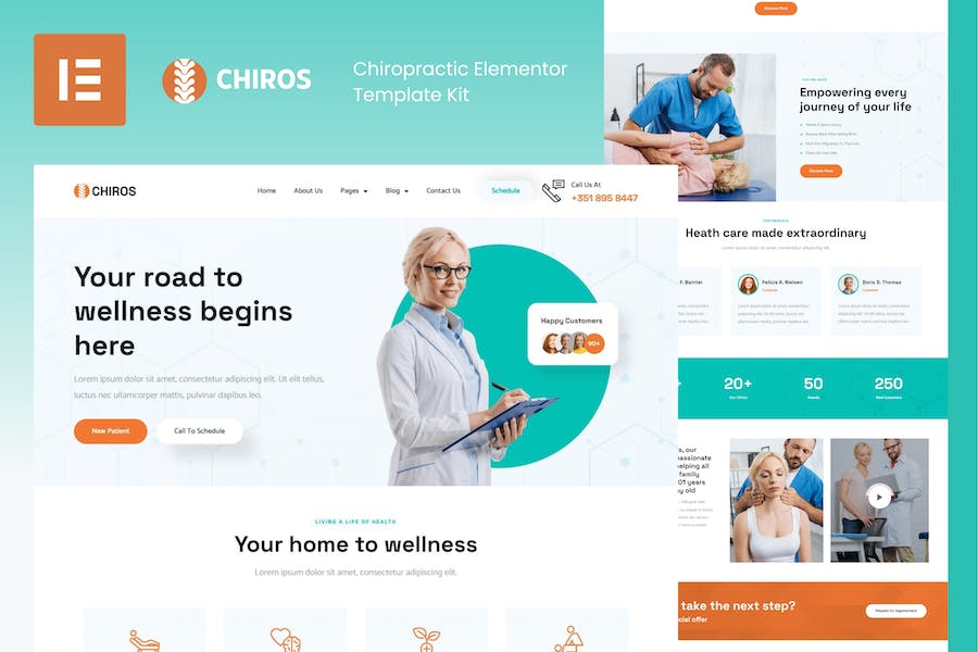 Chiros - Chiropractic Elementor Template Kit