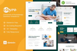 Chyro - Chiropractic & Physiotherapy Elementor Template Kit