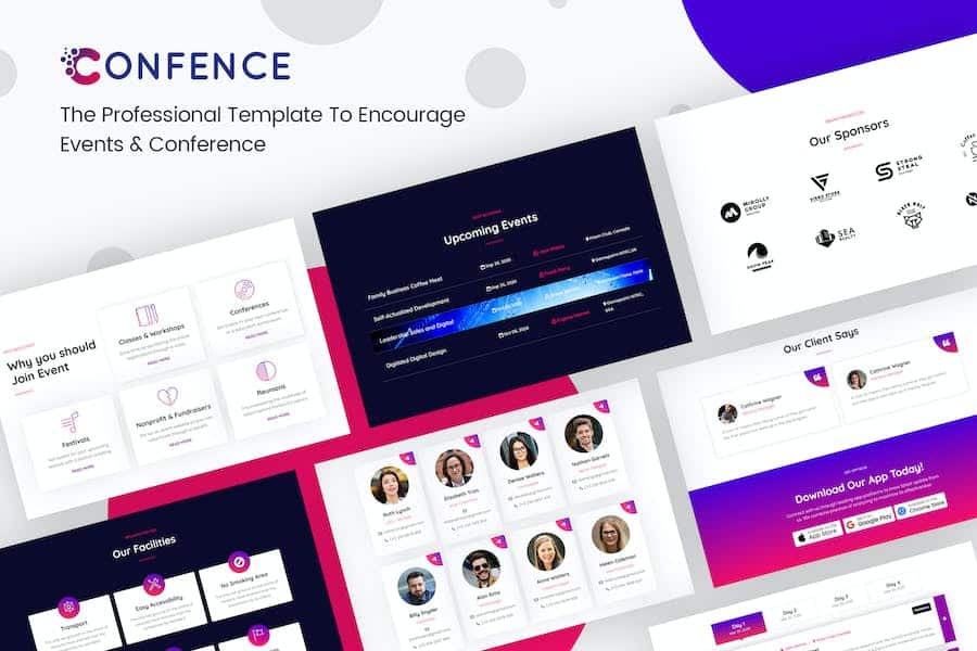 Confence - Event & Conference Elementor Template Kit