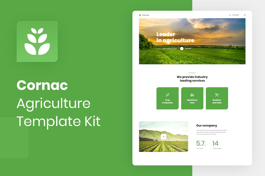 Cornac - Agriculture Elementor Template Kit