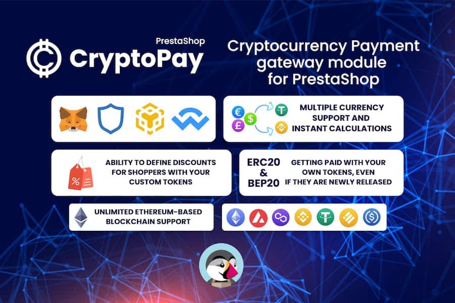 CryptoPay - Cryptocurrency payment module