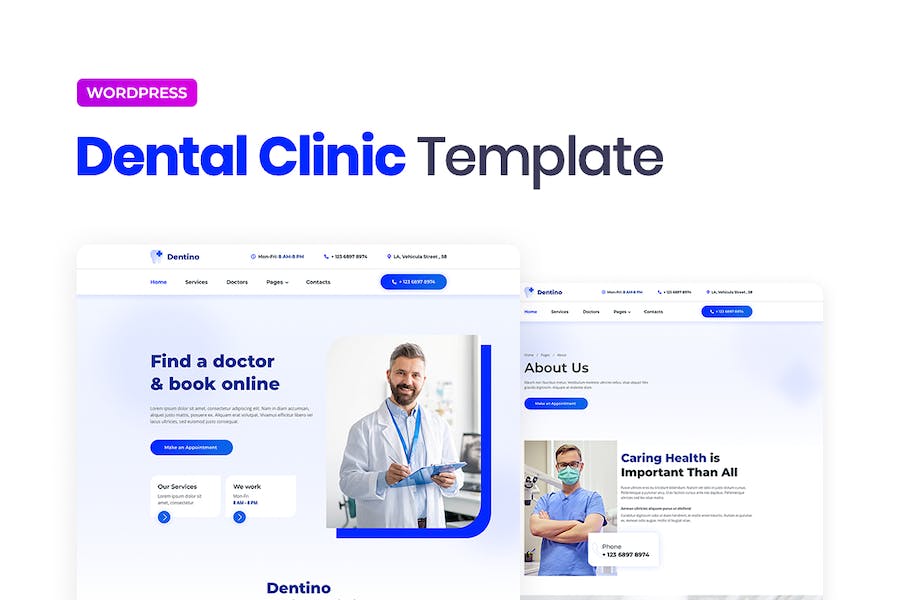 Dentino - Dental Clinic Template Kit